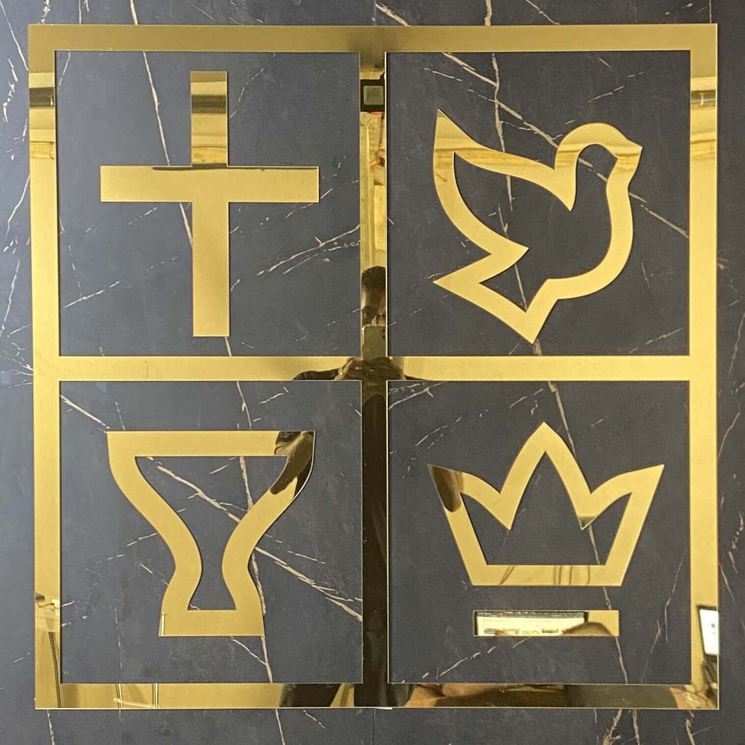 Simbolo Quadrangular 1 metro