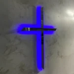 Letreiro Cruz Crucifixo